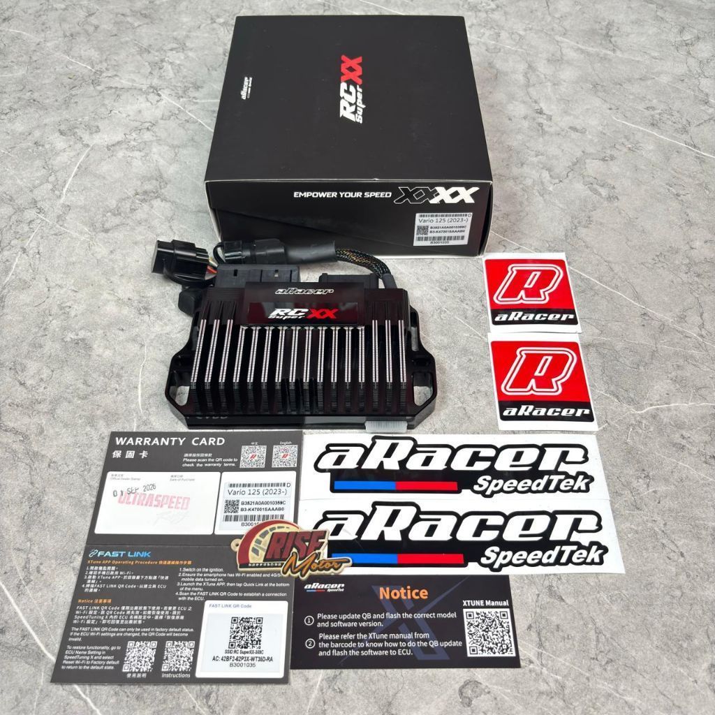 ECU ARACER RC SUPER XX VARIO 125 K2VG VARIO 160 STYLO 160 MGU