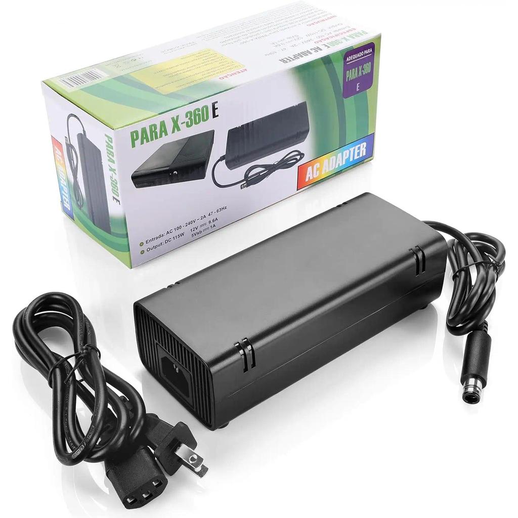 Xbox 360 E Power Supply Brick Charger Adapter Cable Cord for Xbox 360 E Console