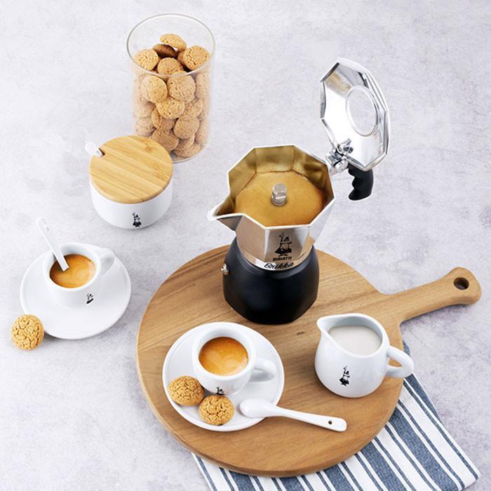 Bialetti - Brikka Black 4 Cups - Mokapot Alat Seduh Kopi Manual