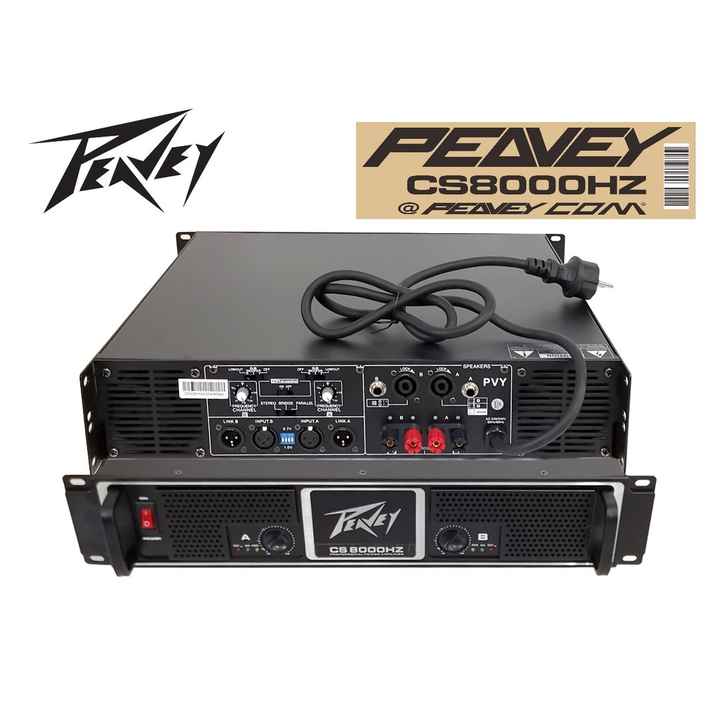 power peavey cs 8000 hz power audio peavey cs 8000hz Bisa buat crossover