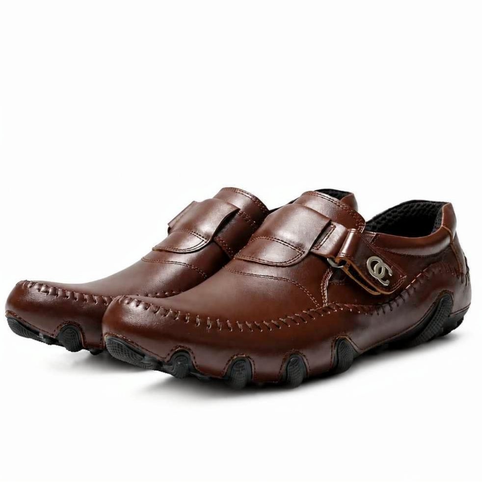 TERLARIS Odoncibaduyut Sepatu Loafers Pria Slip On Kulit Sapi Premium Anti Slip Empuk Ringan Casual 