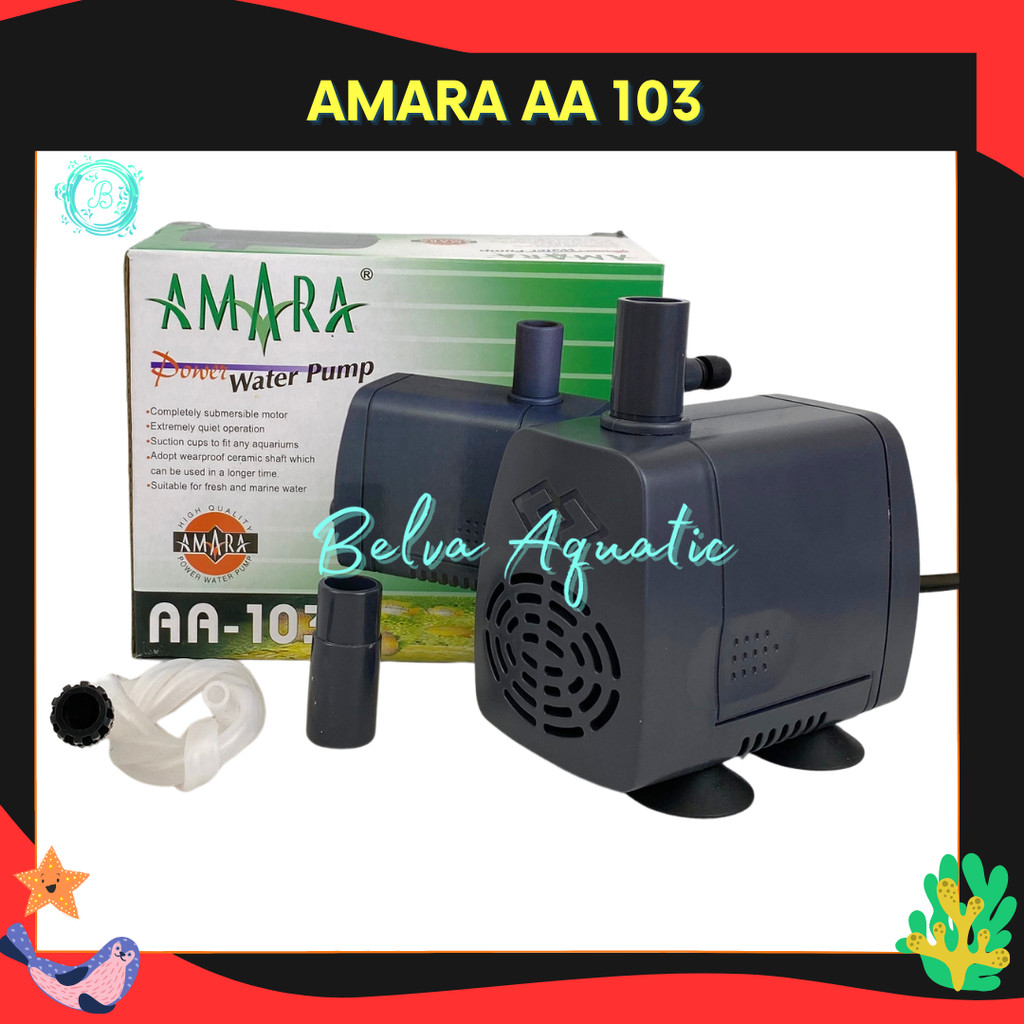 AMARA AA 103 AMARA 103 POMPA CELUP AQUARIUM POMPA AQUARIUM POMPA KOLAM POMPA HIDROPONIK
