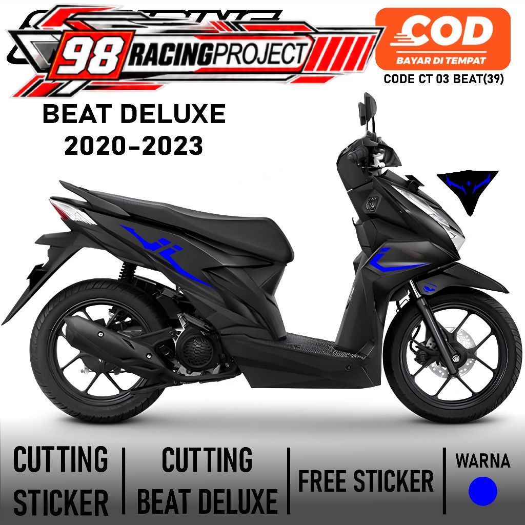 STIKER SIMPEL HONDA BEAT DELUXE BEAT STREET LIVERY  VIRAL
