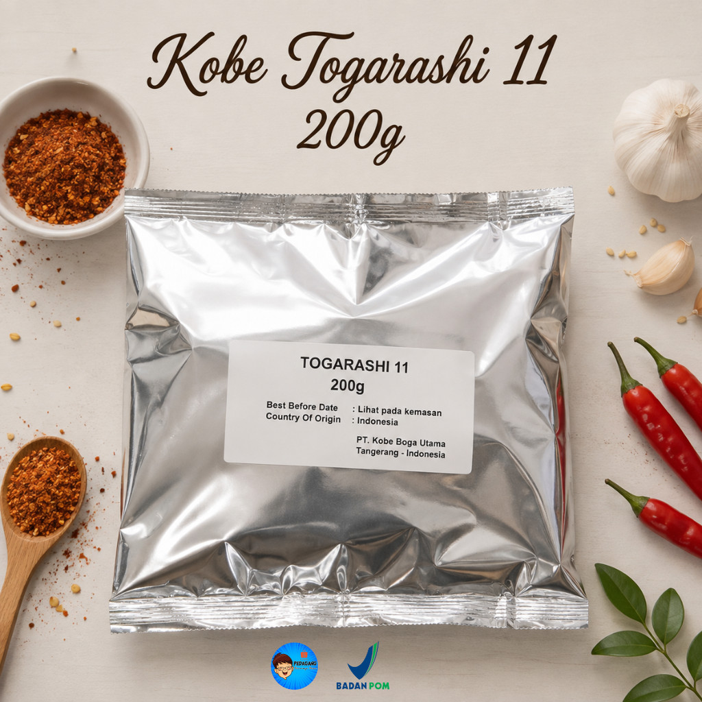 [PBB] Kobe Togarashi 11 200gr / Cabe Bubuk Jepang Shichimi / Bumbu Pedas Jepang Premium / Japanese C
