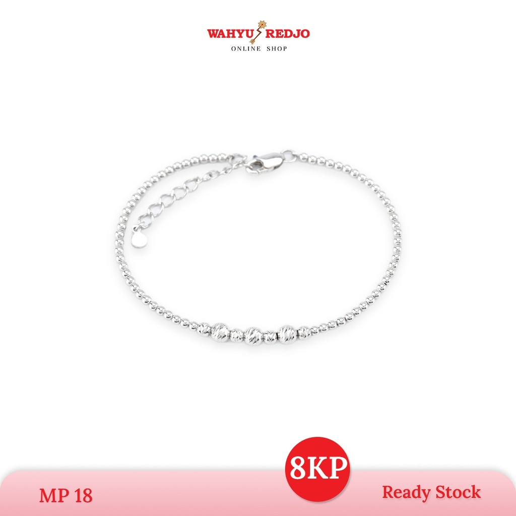 WAHYU REDJO - GELANG EMAS 8KP AYU MODEL OVAL BOBA SIMPLE & TIMELESS (PMR)