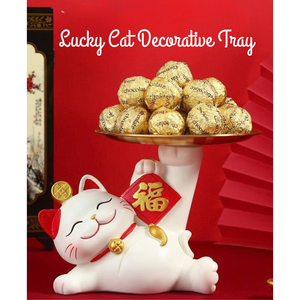 Lucky Cat Fortune Display Tray