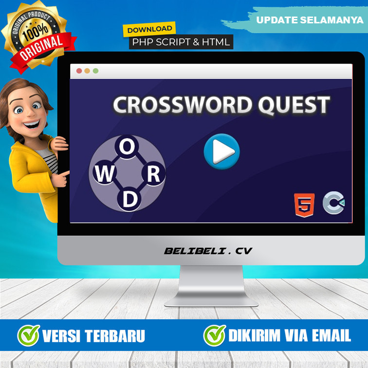 Source Code HTML 5 Game - Crossword Quest - Html5 Game
