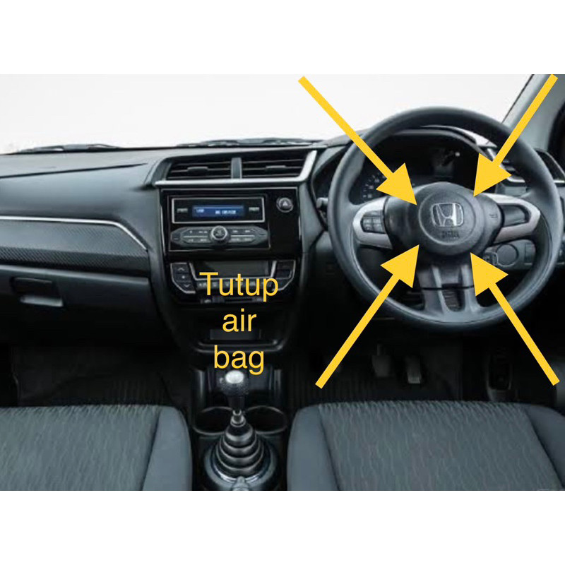 TUTUP COVER CAVER STIR AIR BAG MOBIL HONDA BRIO MOBILIO BRV 2010 2012 2014 2016 2018 2020 2022 ORIGI