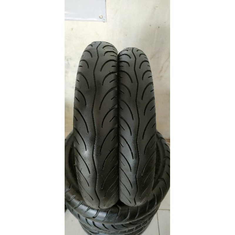 sepasang ban copotan asli merk presa 80/90 90/90-14 super tebal