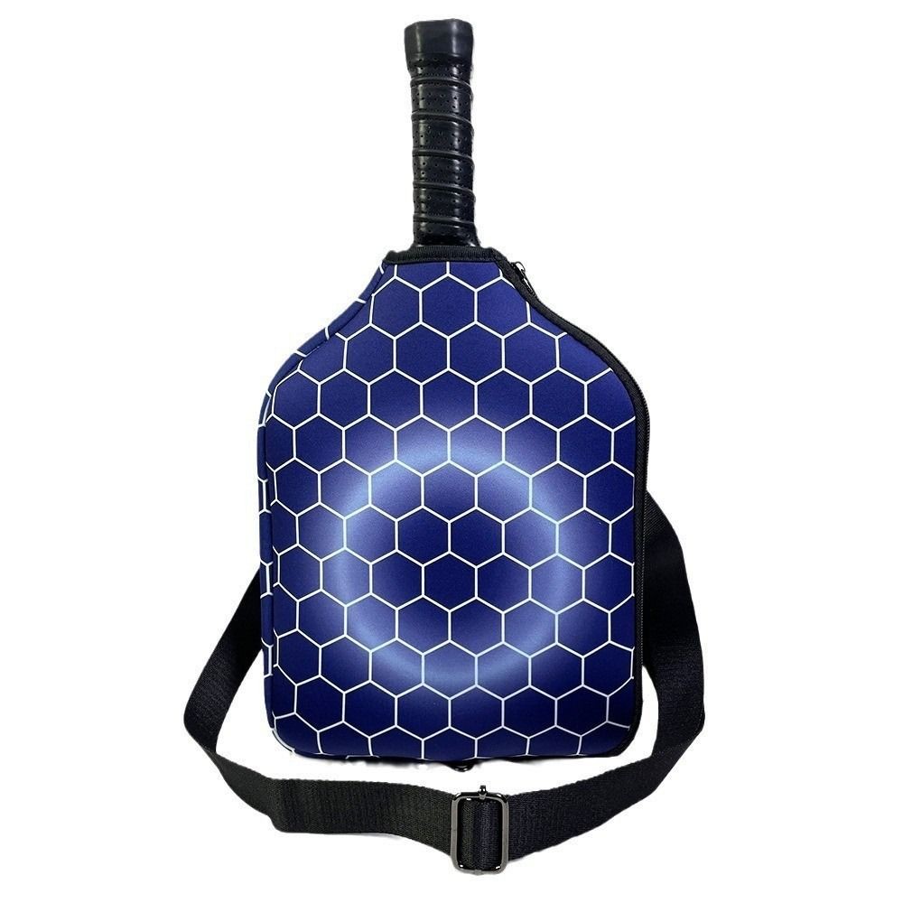 Pickleball Racket Sleeve Zipper Holder Single Shoulder Strap Pickleball Paddle Covers Dust Cover Zip