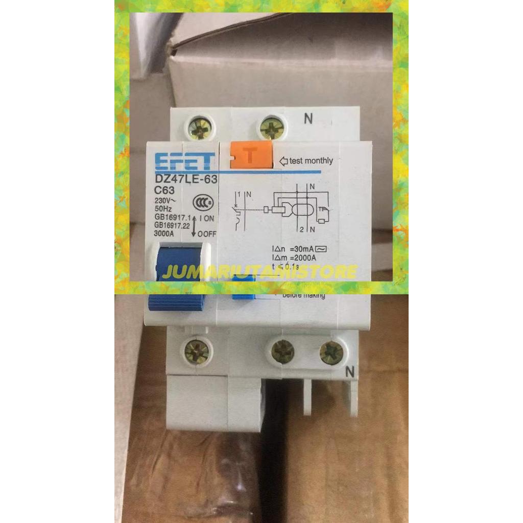 Efet Elcb 1 phole - 1P-10A