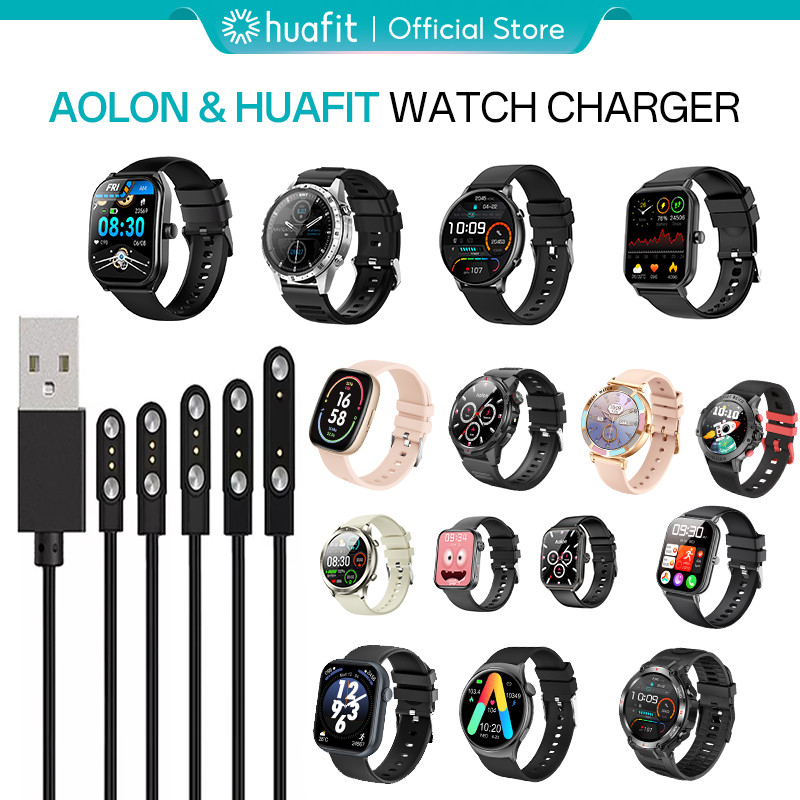 HUAFIT × AOLON Smartwatch Charger Wireless Magnetic For S6/S8/S10/Metro 2/GTR/GTR Mini/GTS/Curve/GT5