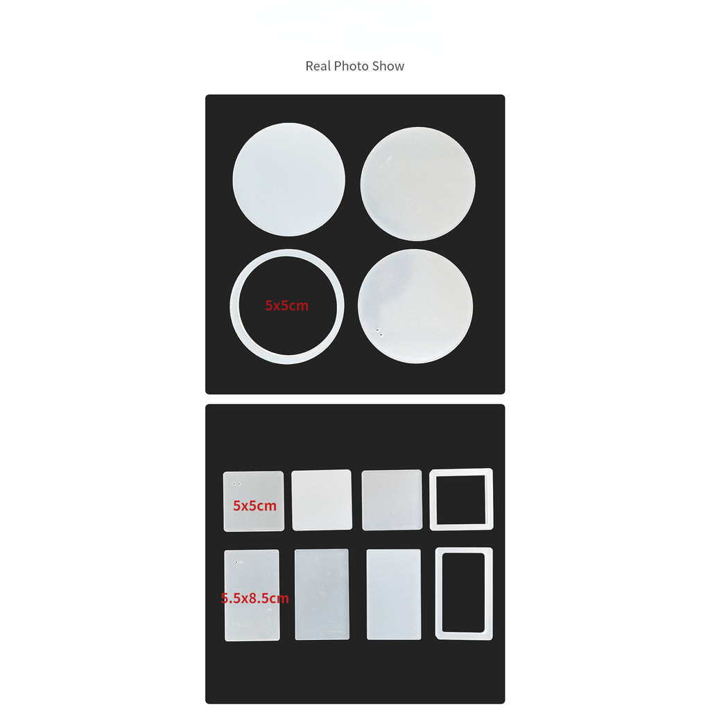 Multiple Shape Diy Acrylic Quicksand Mahjong Brand Guka Quicksand Ticket Root Mold Acrylic Ultra-per