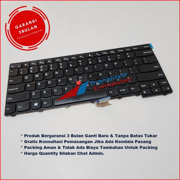 HardwareSolutif Keyboard Laptop Len ThinkPad E440 T440 T440S T440P E431 T450 T460 POINTER Original -