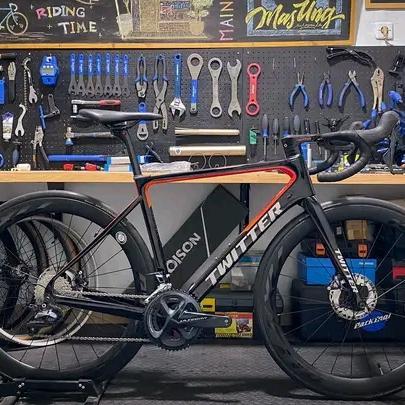 Wheelset Rujixu Carbon Disc Ceramic Bearing 50mm T1000 TA Aero Spoke - 50mm Terlaris