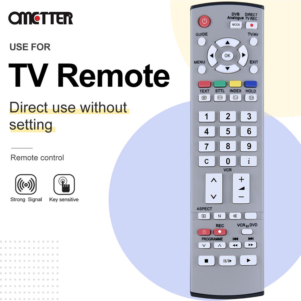 New Fit for Panasonic EUR7651050A TV Remote Control TX-32LED65F TX-32LX62F TX-32LX50F 26LX52F TH-50P
