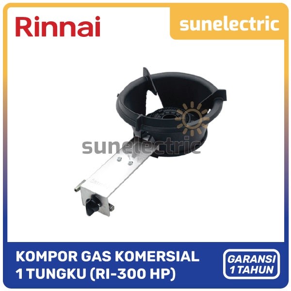 Rinnai RI-300 HP Kompor Gas Stove 1 Tungku High Pressure Body Besi Cor RI-300HP / RI 300 HP / RI 300