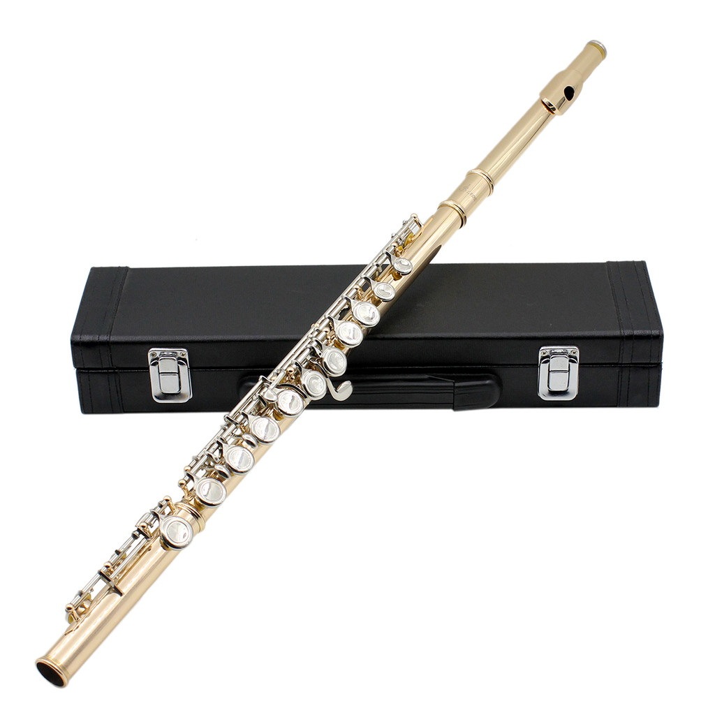SLADE 16 Closed Holes Flute C Key Flute Concert Performance Flute Professional Woodwind Instruments 