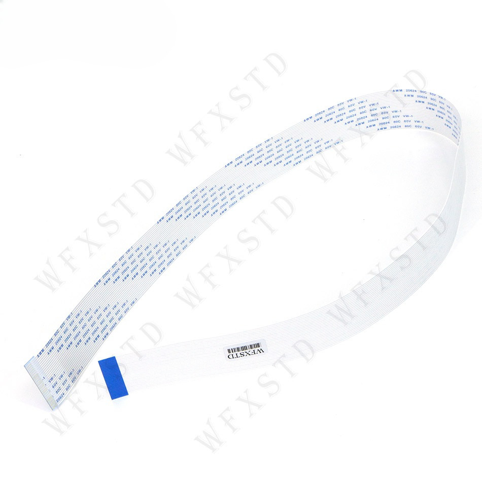 27pins 28mm 600mm Type A New Flex cable AWM 20624 80C 60V VW-1 Same Side Copper Contact