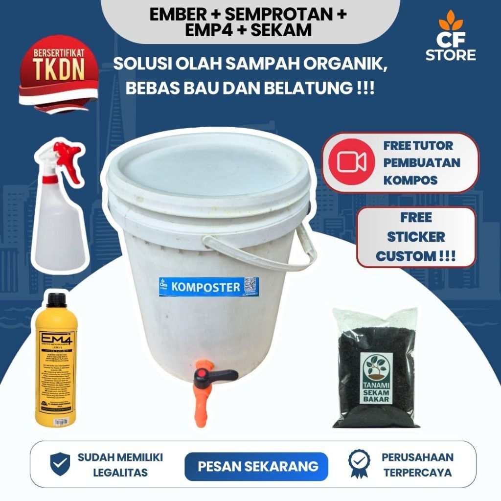 Ember Komposter Kapasitas 20 Liter