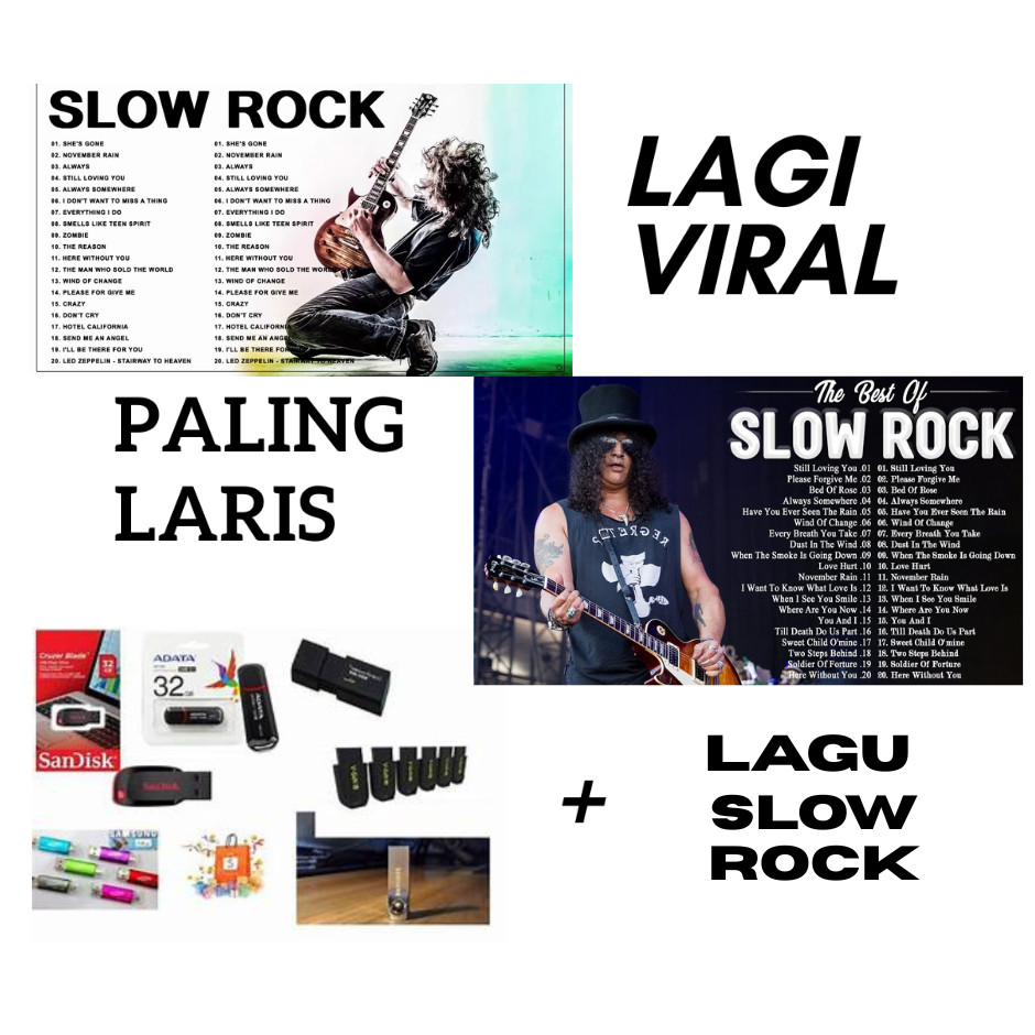 FLASHDISK ISI LAGU MP3 SLOWROCK BARAT PALING BEST