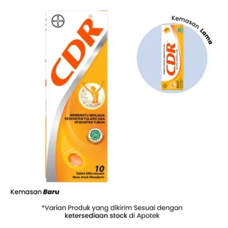 Cdr 10 / cdr isi 10 / cdr vitamin c rasa jeruk CDR