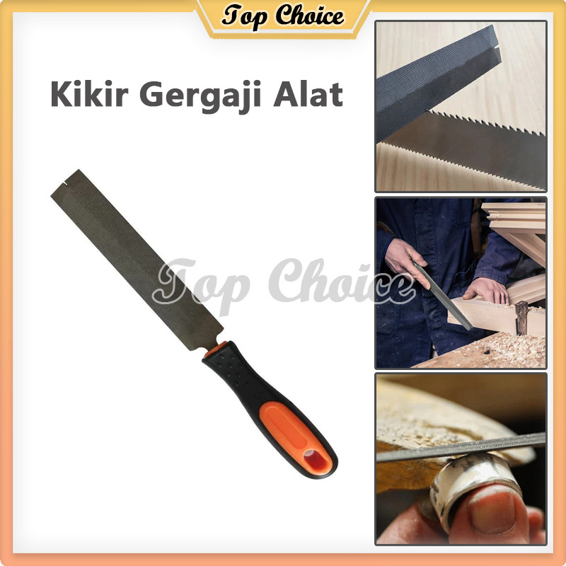 Kikir Gergaji / Gergaji Flat Besar File / Alat Tangan Tukang Kayu