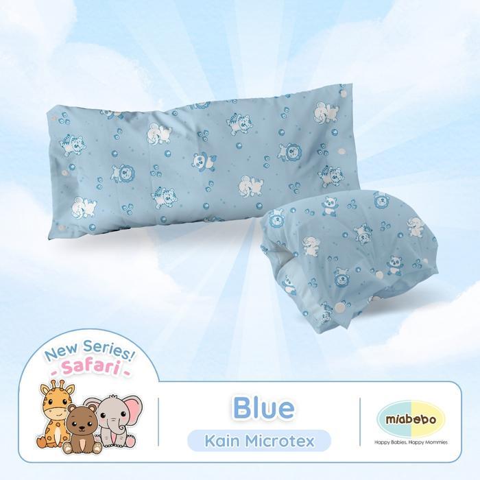 Miabebo Bantal Tangan Menyusui Bayi Multifungsi ( BTM) | Bantal Lengan - Safari-Blue