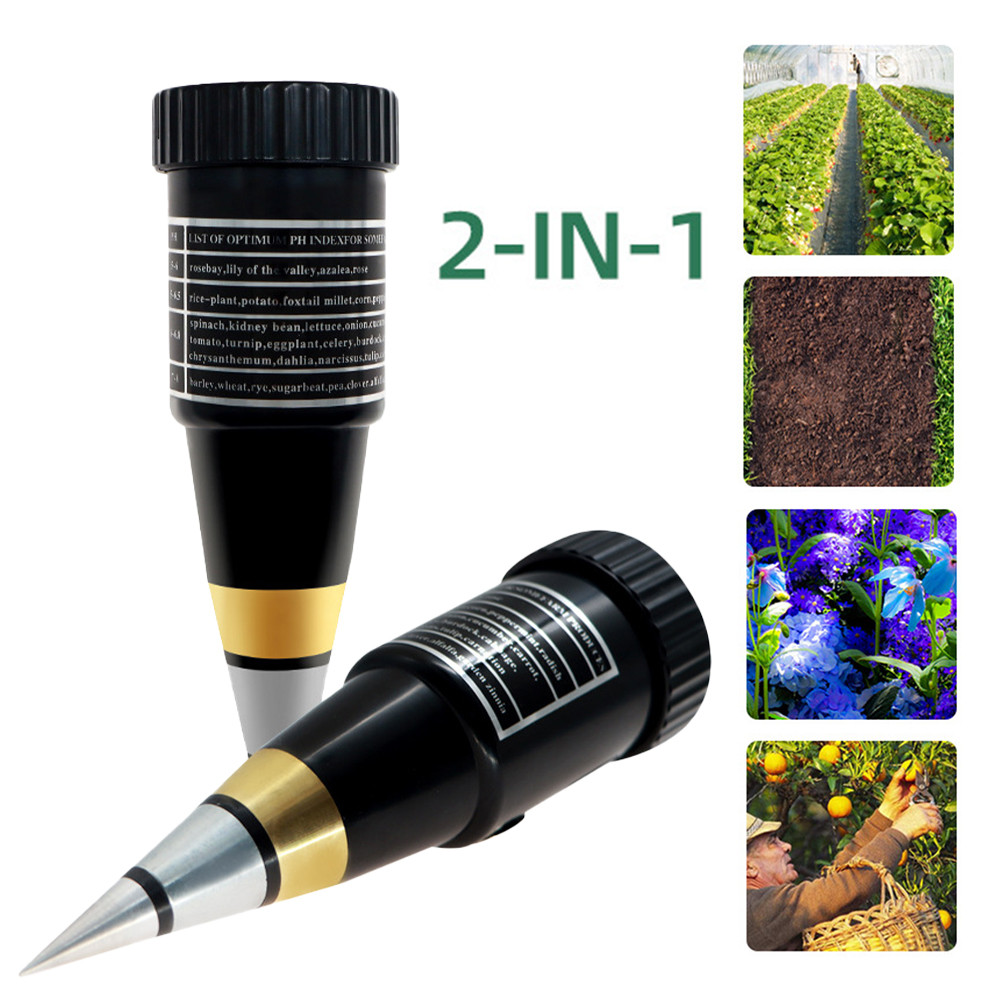Alat Penggukur Tanah 2 in 1 Pen Type PH Meter Soil Analyzer Tester Meter Alat Ukur PH Tanah COD