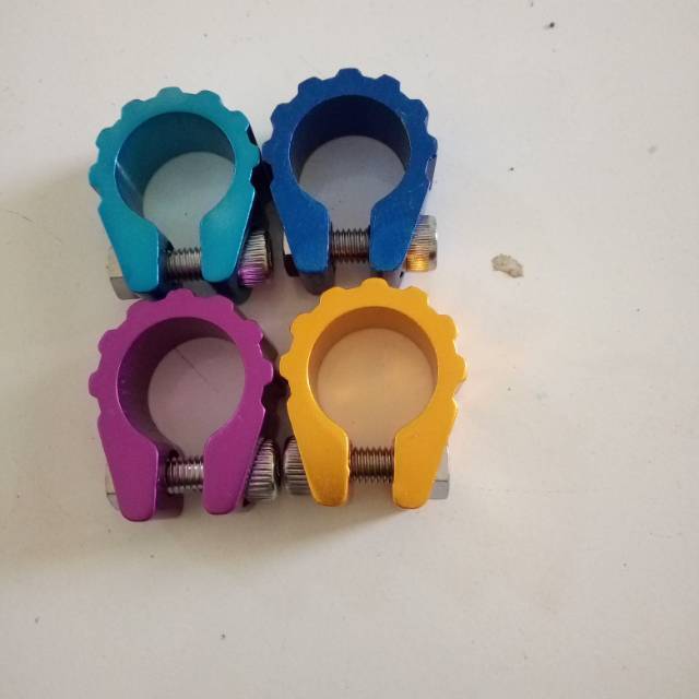 Seatclamp bmx jadul alloy nos untuk seatpost 22,2