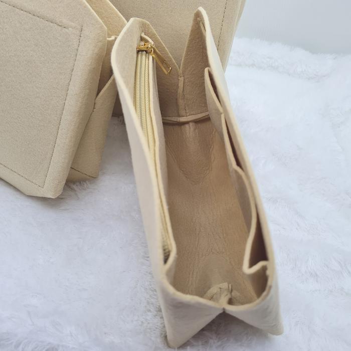 Felt Bag Organizer for H-Bolide Dome / Daleman Tas - beige, M 28cm