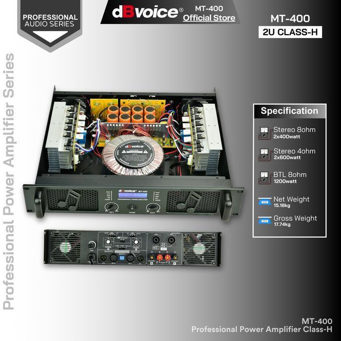 Professional Power Amplifier Kelas-H dBvoice MT-SERIES - MT-400 - MT-400 - MT-400