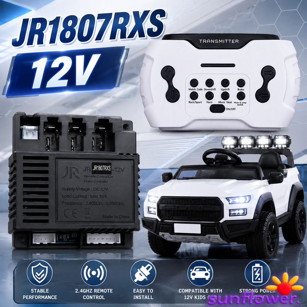 Panarima Remote Control JR1807RXS 12V Kids Car Receiver Modul Penerima Mobil Mainan Aki Anak Sparepa