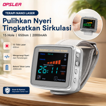 OPSLEA Fisioterapi Terapi Alat Terapi Laser Nano 15 Lubang 650nm untuk Fisioterapi