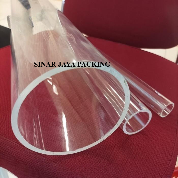 Pipa Akrilik Bening 3" inch / Pipe Acrylic Bening