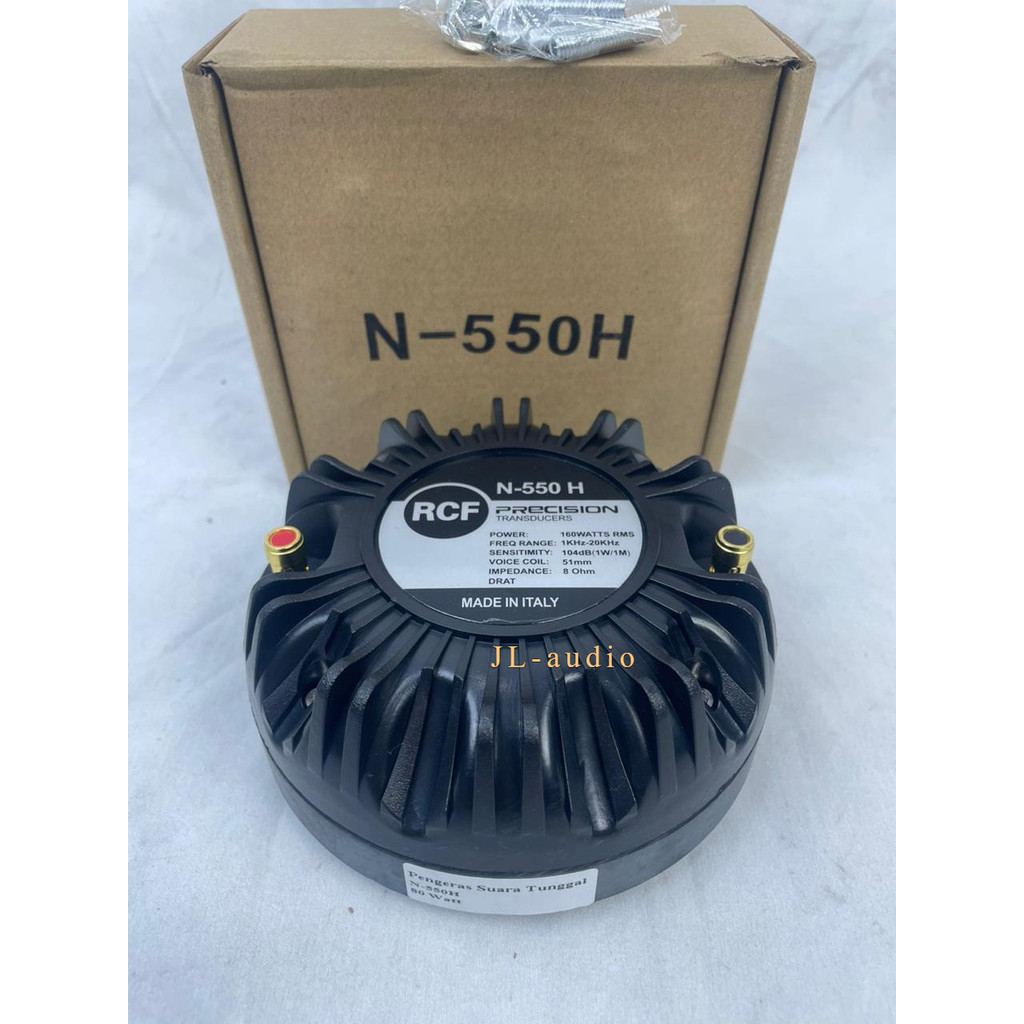 DRIVER RCF N550H BAUT TWEETER TCF N 550 H SYSTEM BAUT 160 WATT 8 OHM VC 2 INCH