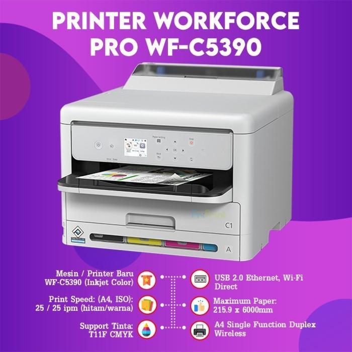 Printer Epson WF-C5290 - WiFi Duplex Epson WorkForce Pro WF-C5390 - WF-C5390