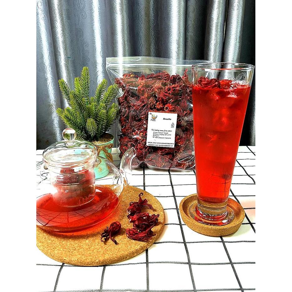 Bunga Rosella Merah Kering 1 Kg Simplisia Rosella Merah