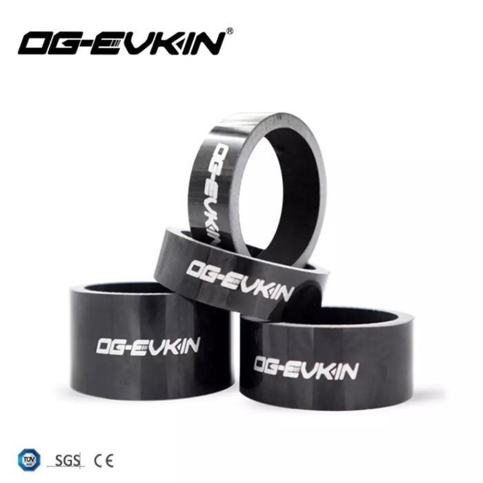 Carbon Headset OG-EVKIN CS-003 1/8" Spacer Set 28.6MM Roadbike Mtb