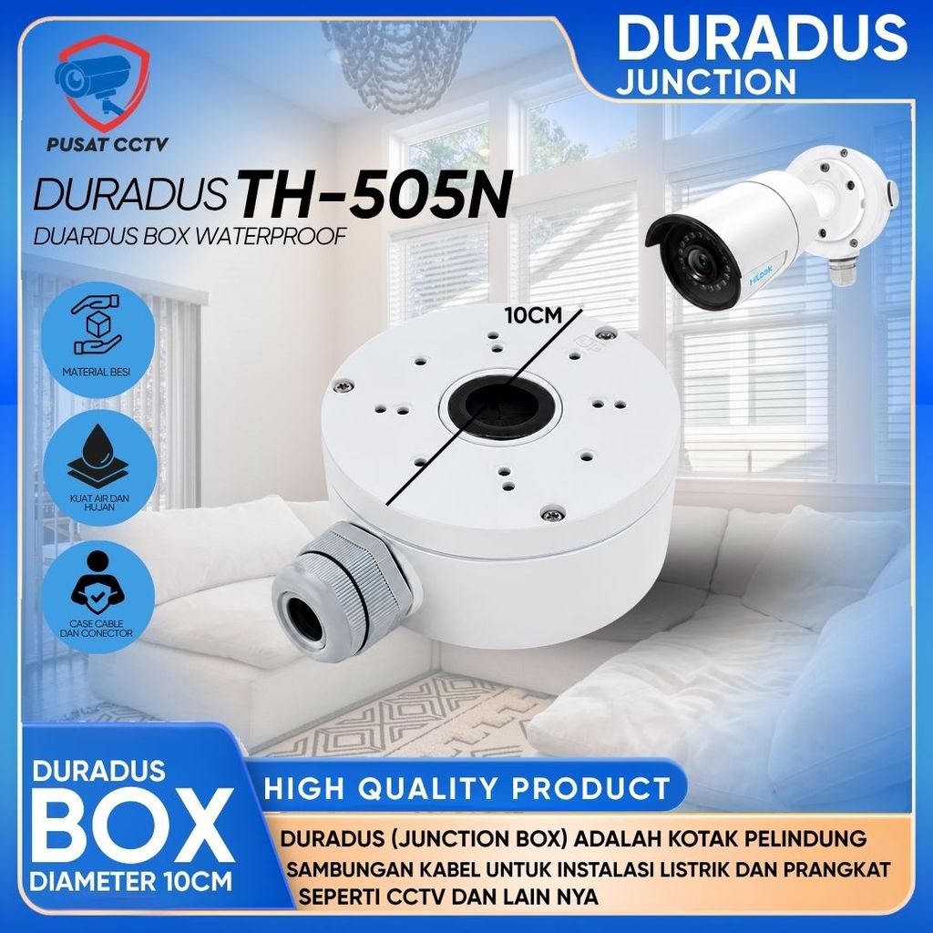 Bracket CCTV Duradus Junction Box TH-505N || Junction Box Duradus