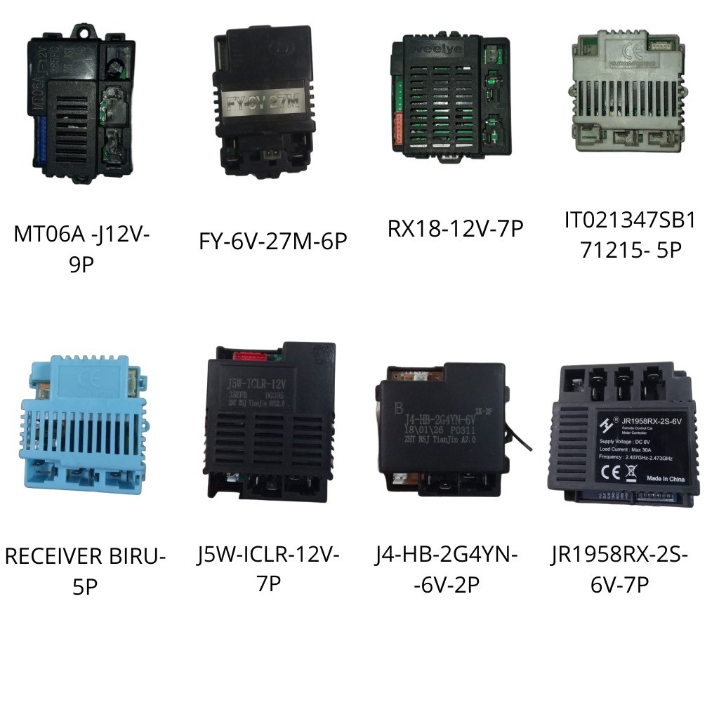 Receiver 12V /  6V MT06A -J12V-9P Terminal FY-6V-27M-6P Terminal RX18-12V-7P Terminal IT021347SB1712