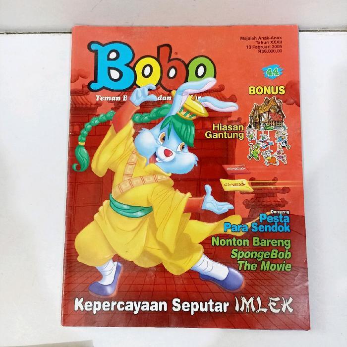 Bobo Majalah anak-anak Tahun XXXII 10 Februari 2005 - Kepercayaan sepurar Imlek