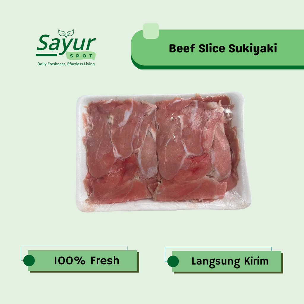 Beef Slice Teriyaki  / Daging Slice Tanpa Lemak 250gr | Sayur Spot Bekasi