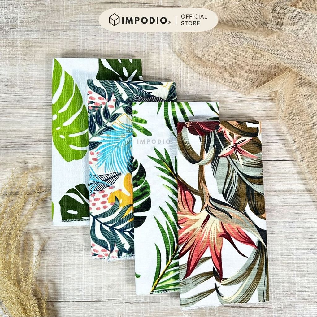 IMPODIO Tropical Napkin /kain kanvas props foto