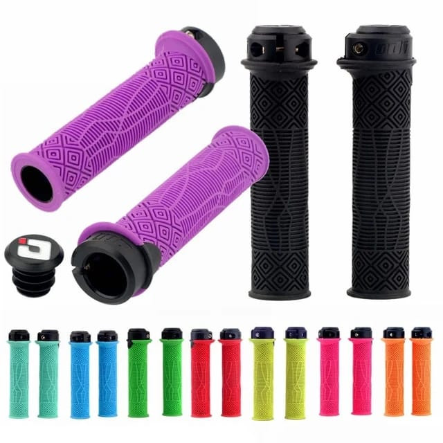 Foto Handgrip grip ODI rubber soft single lock anti slip sepeda MTB seli BMX