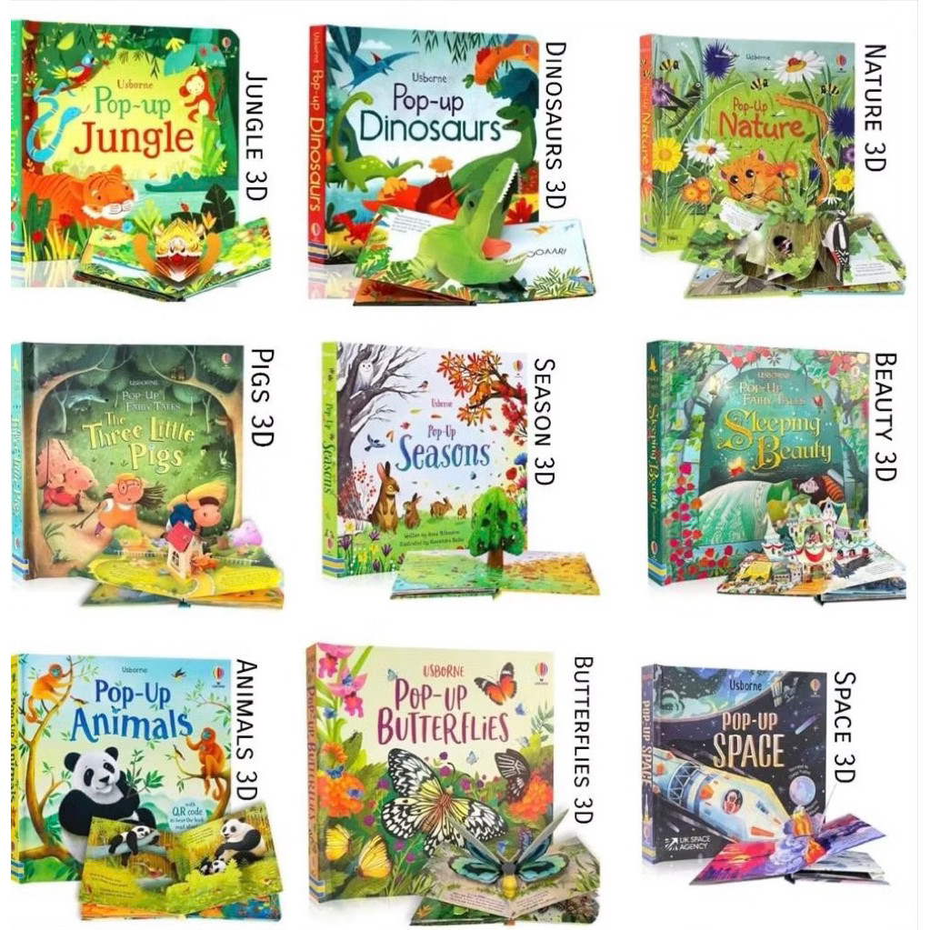 Buku Cerita Anak Pop Up 3D Books
