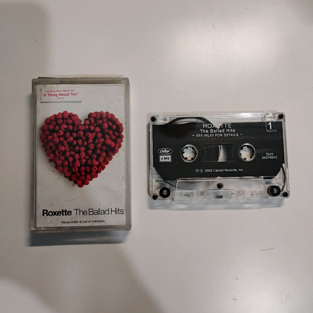 Kaset Roxette The Balads Hits