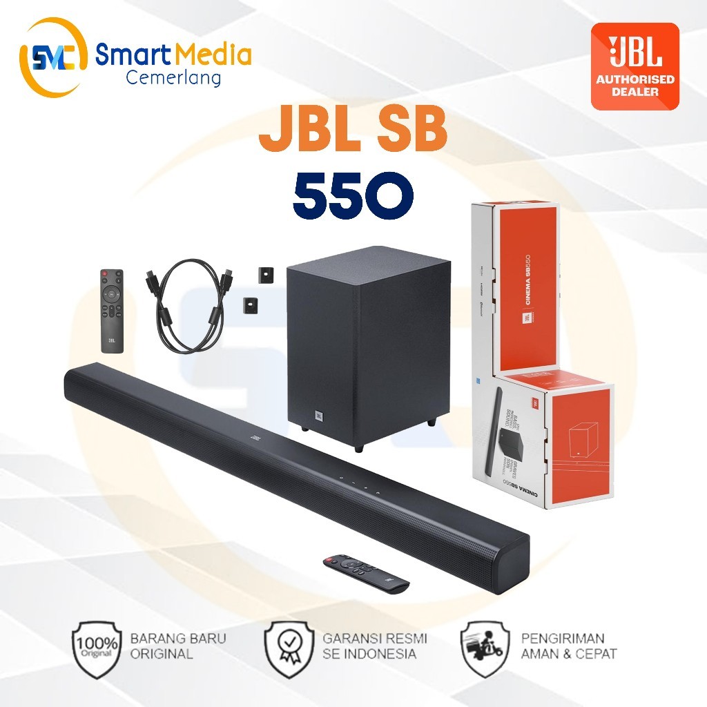 Speaker JBL SB 550 3.1 Channel Soundbar with Wireless Subwoofer