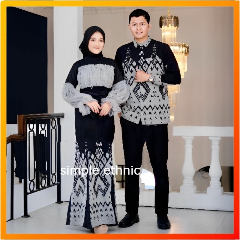 (READY SROCK) SET BAJU COUPLE RAHAYU - SET COUPLE TENUN KONDANGAN - BAJU TENUN COUPLE PREWEDDING - K