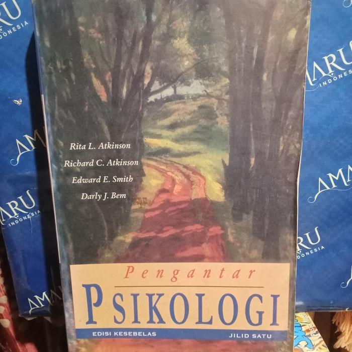 BUKU BEKAS PENGANTAR PSIKOLOGI EDISI KESEBELAS JILID 1 RITA L ATKINSON